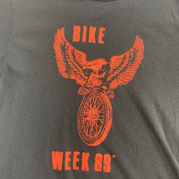 Imogene + Willie Bike Week 89 Limited Edition T Shirt Size M Black & Red - Picture 3 of 8